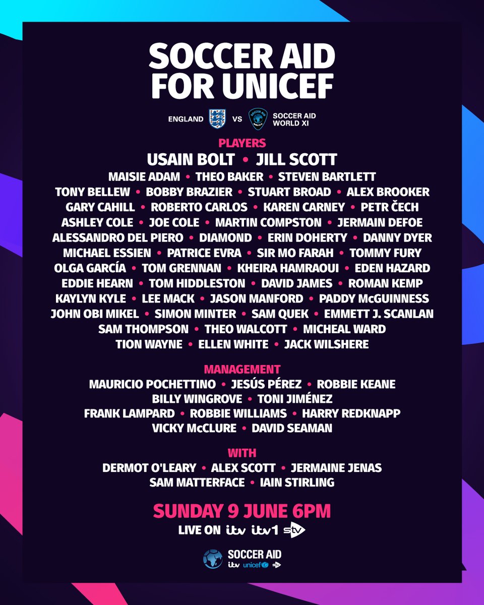 Soccer Aid tweet media