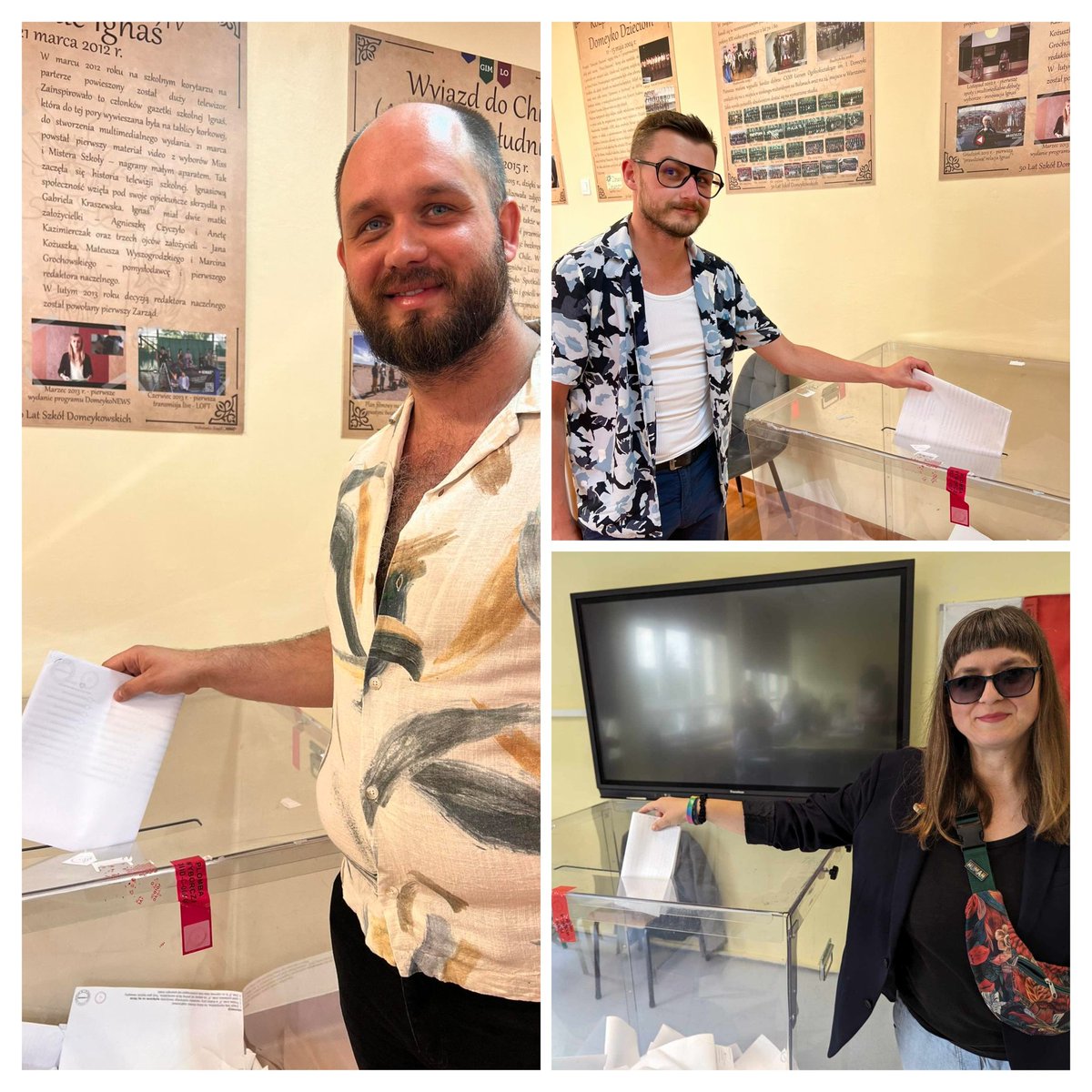 Nasza ekipa jak zwykle w komplecie już po głosowaniu, a Wy macie czas do 21.00! Za strefą wolności dla osób LGBTQIA! 🇵🇱🇪🇺🏳️‍🌈