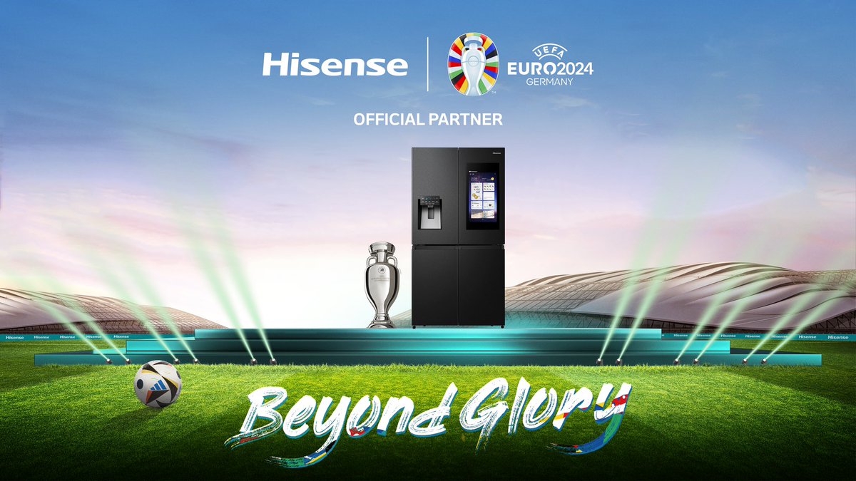 HisenseID's tweet image. Keep your snacks chilled and your excitement high! As the UEFA EURO 2024™️ heats up, let your Hisense refrigerator be your MVP. 

#SmartFridge #EURO2024 #HiTech #BeyondGlory #Hisense #HisenseID #Teknologi #Kualitas 
#HisenseTVGlobalNo2 #Hisense100InchTVGlobalNo1