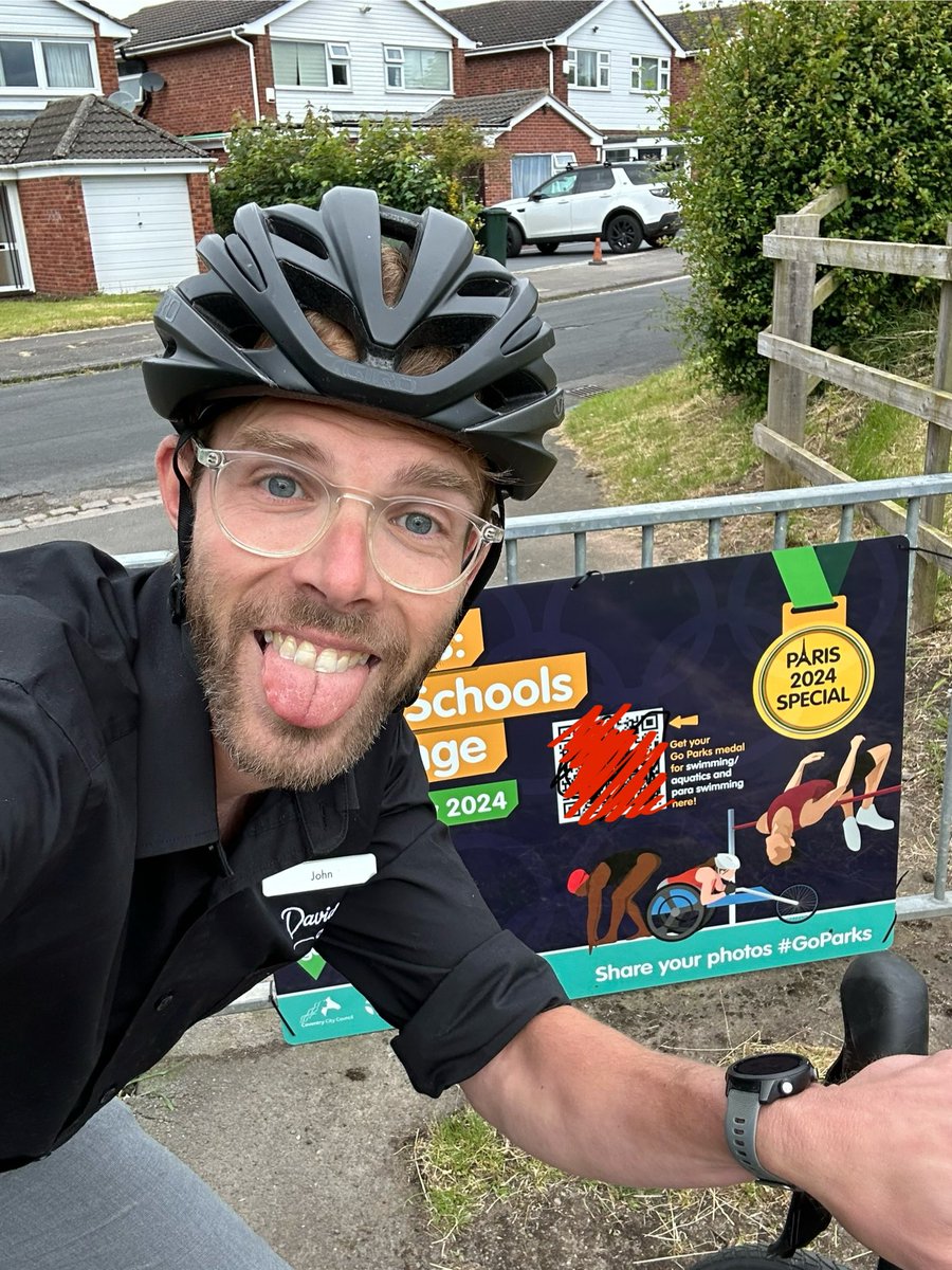 skyblue_boy's tweet image. Helping @CoundonPrimary getting going with @CovSport’s #GoParks