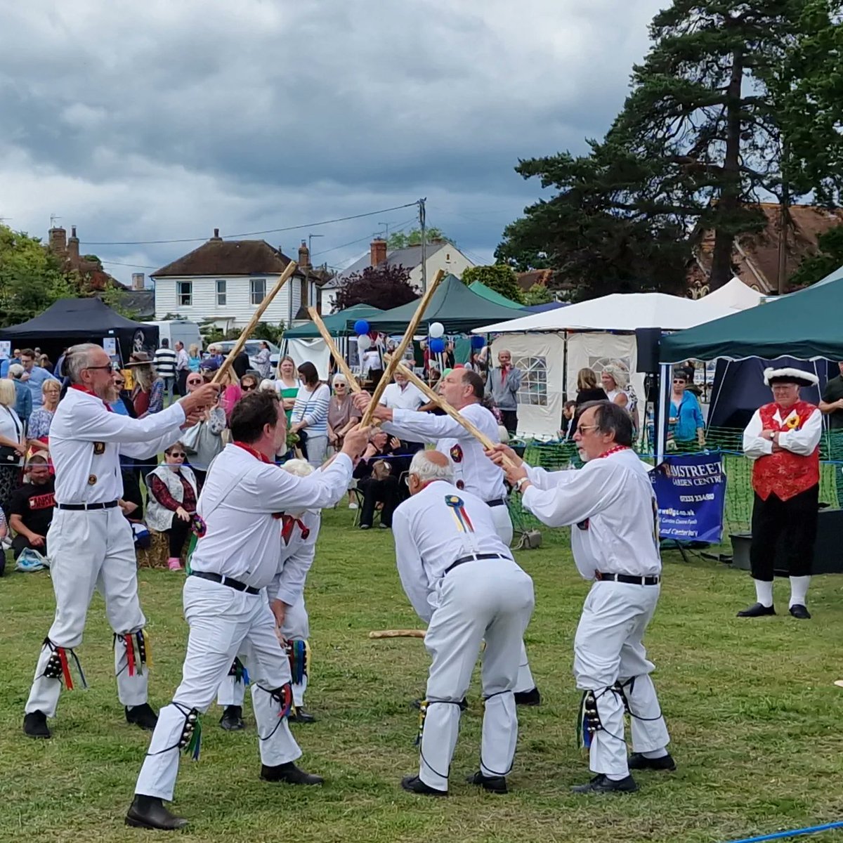 Woodchurch Morris Men dancing at the Woodchurch Carnaval on Saturday.