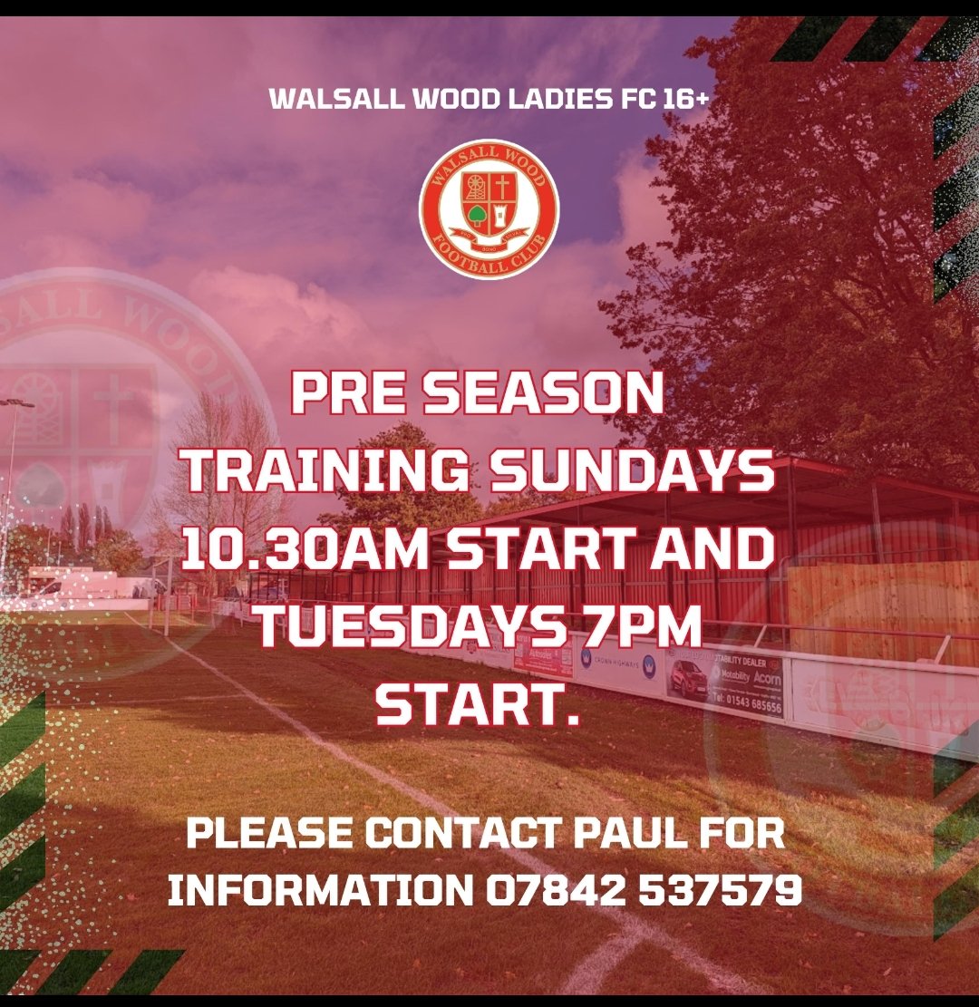 🔴⚪ Pre Season Open Trials⚪🔴

Get in touch! Become apart of the Wood!

#FTGOTW