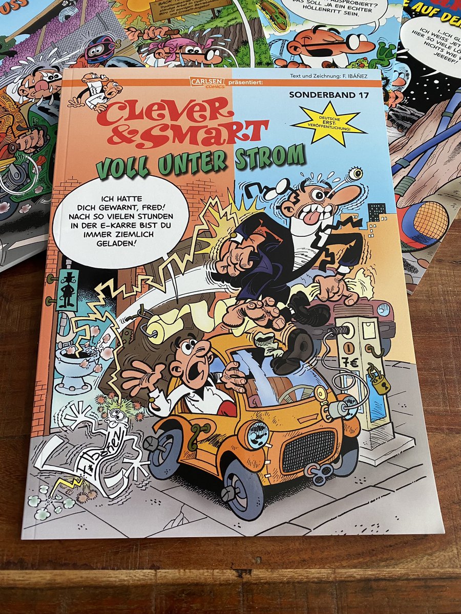RobertS_1975's tweet photo. 📦📦📦📦 nieuw spul 📦📦📦📦
Nog meeeeeeeeeer Paling en Ko aka Clever & Smart
- Voll Unter Strom (sonderband 17)
🇩🇪🇪🇸
@carlsen_verlag
#palingenko #mortadeloyfilemon #cleverundsmart #ibanez #fibanez #strip #comic #carlsen #deutsch https://t.co/bCemqNOACy
