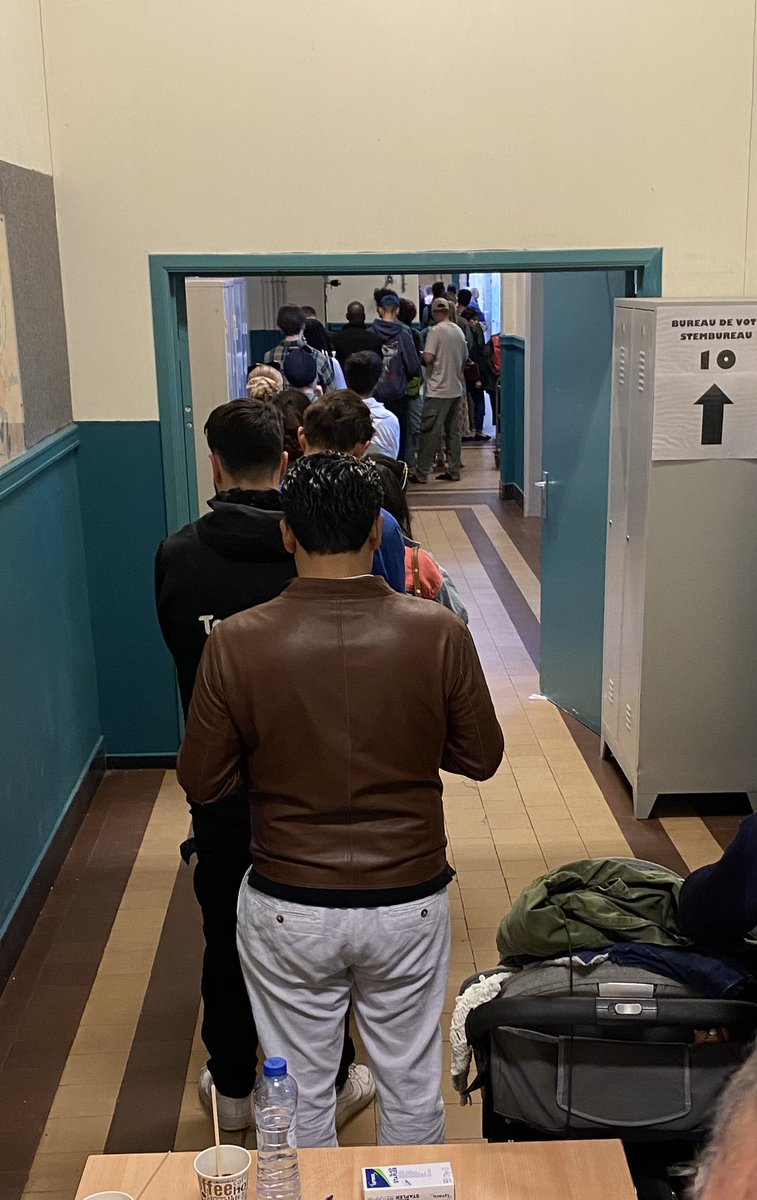 IFRA_President's tweet photo. What a great european election day and great privilege. Looks like high turnout of voters. Never been more happy to be in a queue. #castyourvote #europeanelections #europe https://t.co/5a8djuA0IJ
