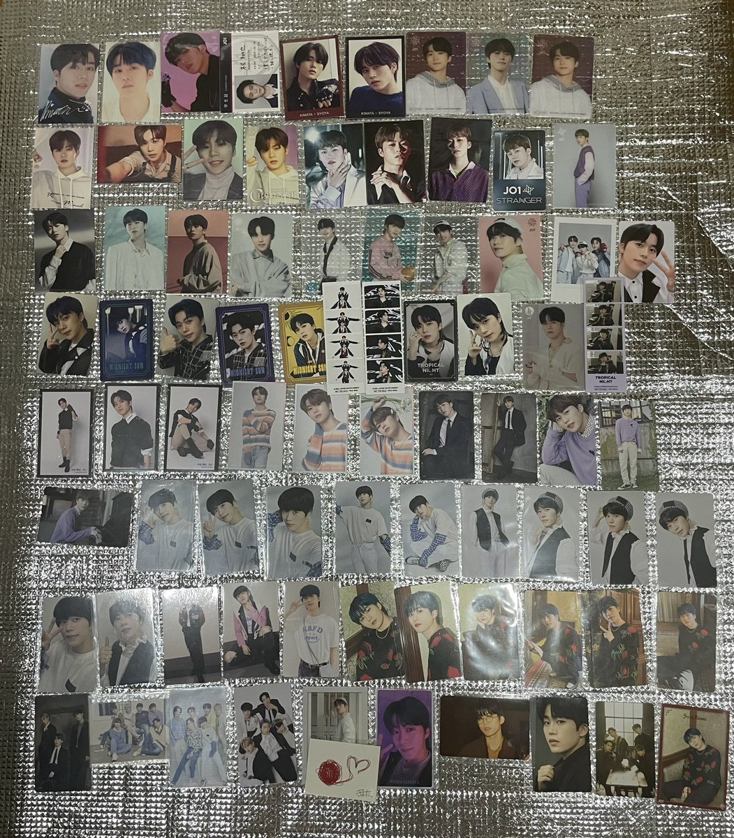 uUnniy's tweet photo. @1
#JO1交換 JO1 交換

【譲】
画像の 木全翔也 過去グッズ

【求】
 HITCHHIKER未使用シリアル

郵送でお願いします

アクスタ　トレカ　タワレコカフェ　ポスカ　缶バッジ　OTD 一番くじ　生写真　初回AB通常　KCON fortune ラントレ うちわ フライヤー 旧譜 会場限定 https://t.co/tUbCyeRnSx