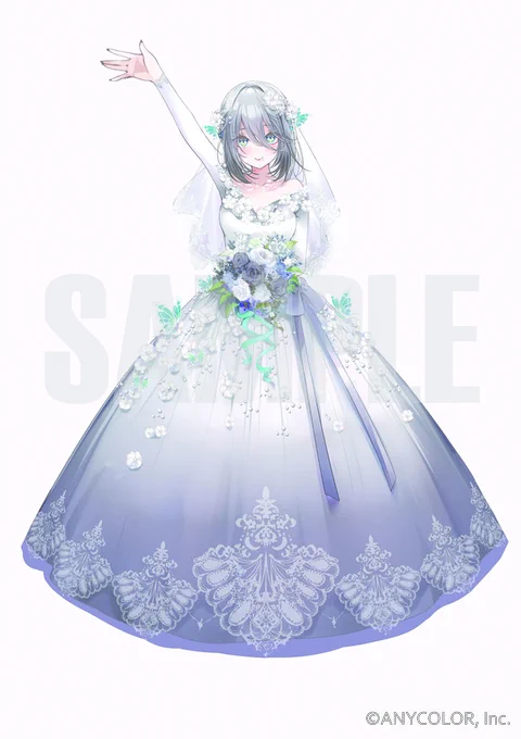 #にじさんじジューンブライド2024にて、ソフィア・ヴァレンタインさんのビジュアルを担当させていただきました。よろしくお願いいたします 