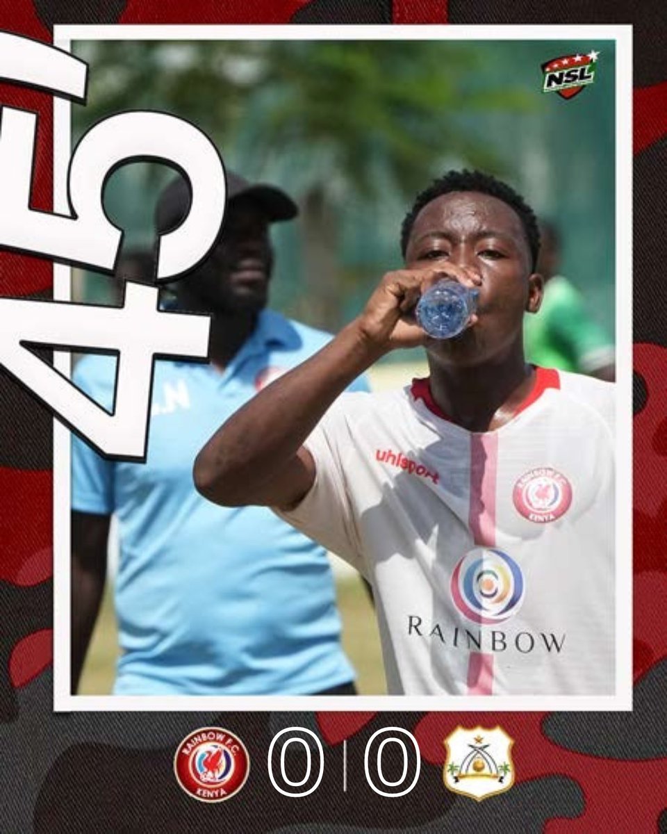 45’ | All square at halftime!
#RainbowFCKenya | #MatchDay | #NSL  | #RFCK  |