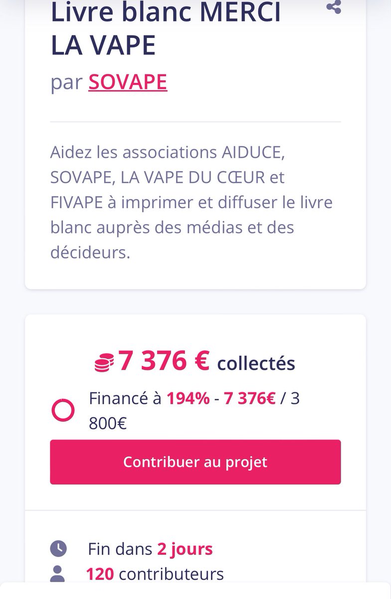 merci la vape Opération Merci La Vape : fin et bilan main image 0