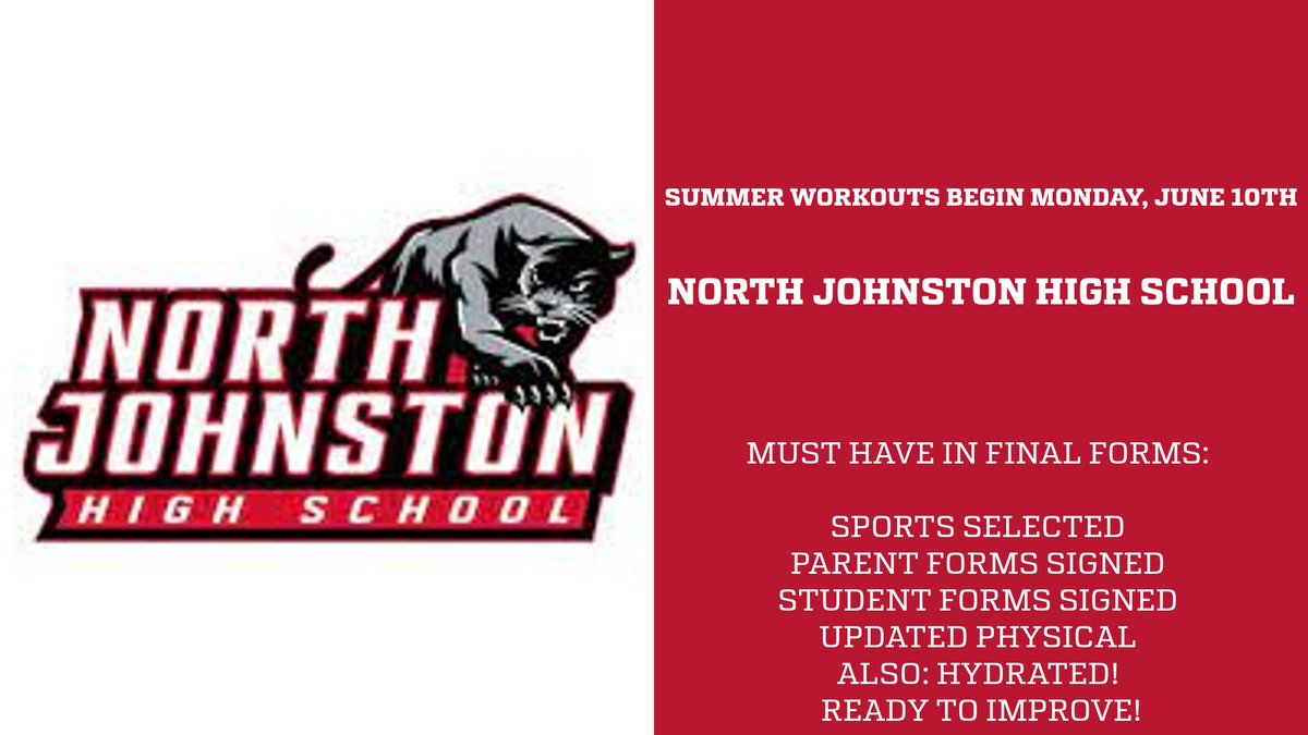 North Johnston High Athletics (@njhspanthers) on Twitter photo 