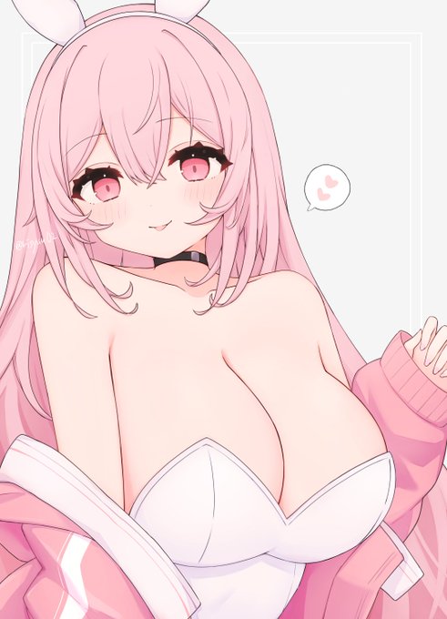 もちもちバニーさん💜🐇#オリジナル 