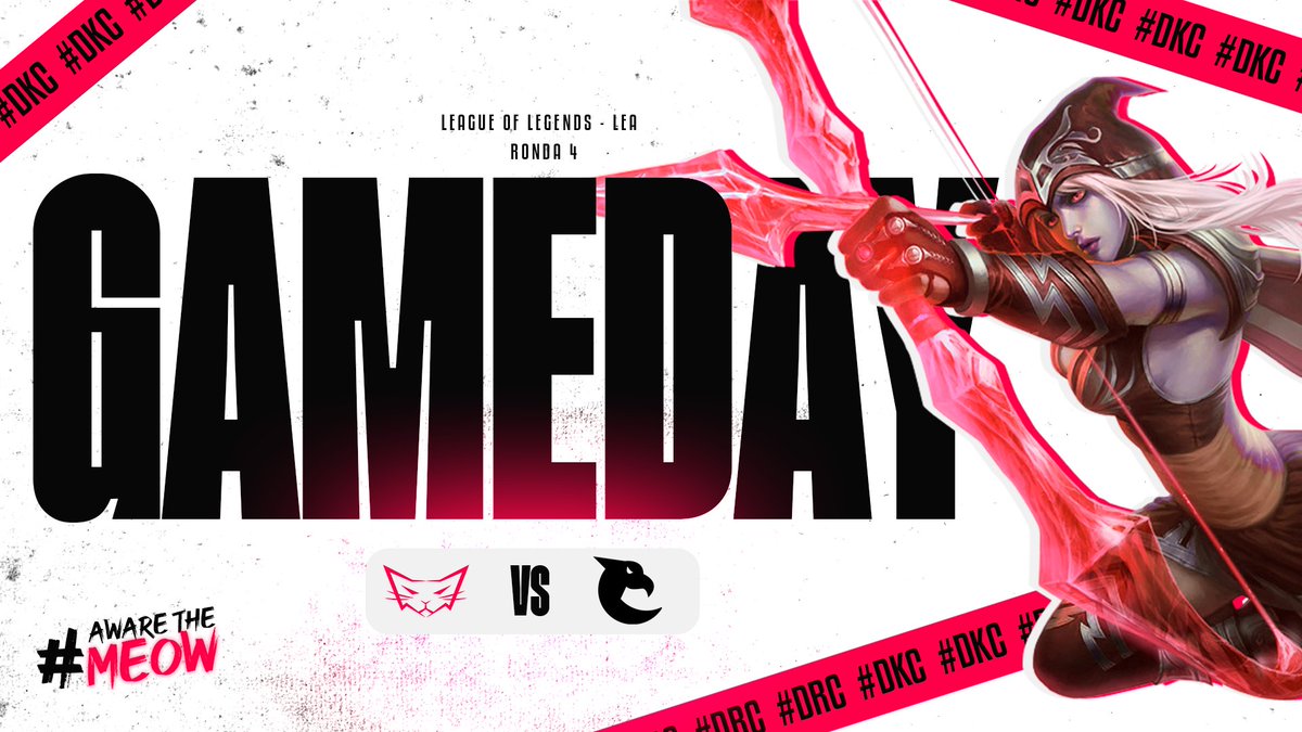 #Gameday | #LeagueOfLegends 

Hoy toca domingueo por La Grieta del Invocador 

🏆 LEA
🆚 PWN Academy
🕐 17:00

#AwareTheMeow 😼