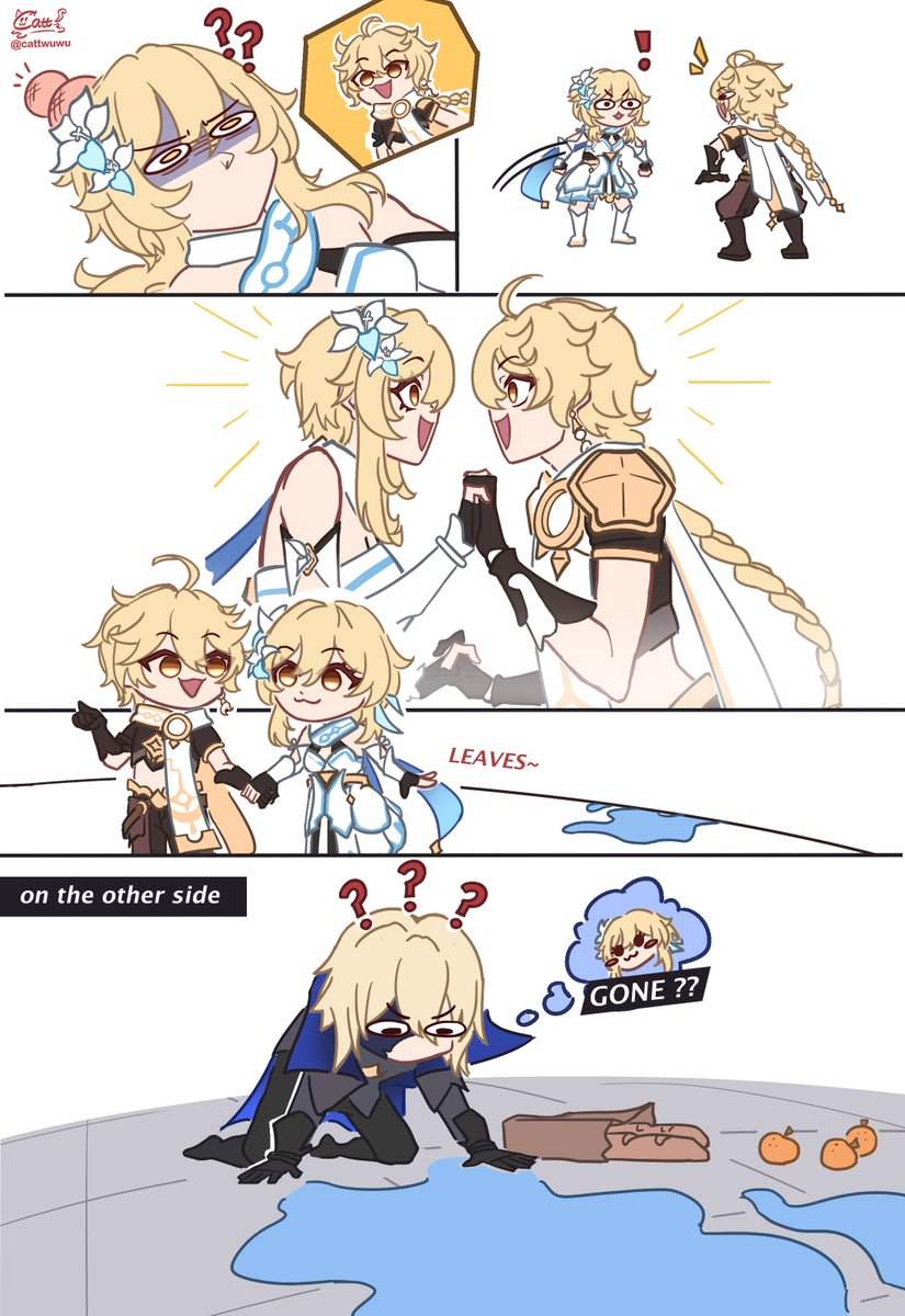 The road taken
#GENSHINIMPACT #dainsleif #lumine #aether