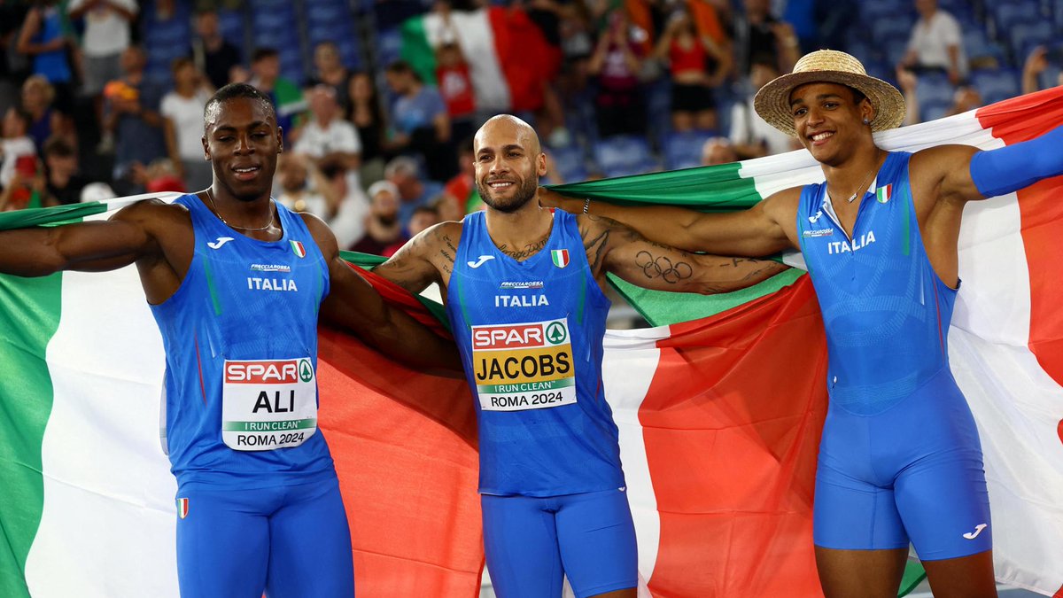 letiziamoratti's tweet photo. Complimenti agli straordinari ragazzi che si stanno portando sul tetto d'Europa ai Campionati di Atletica (7🥇 5🥈 1🥉). Italiani veri!
Grazie ragazzi! Forza Italia!
#atleticaleggera #atleticaitaliana #palmisano #crippa #riva #trapletti #battocletti #Fortunato #Furlani #fabbri #simonelli #Ali #Jacobs #selvarolo #faniel #chiappinelli #sito #pollinari #Scotti #Mangione #forzaitalia #roma