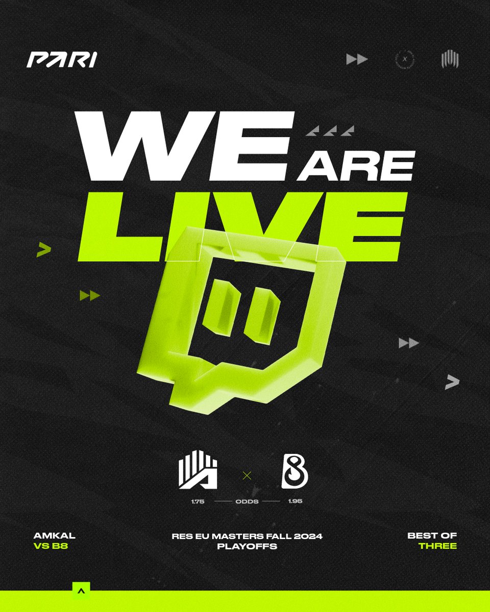 amkalesports's tweet image. We&apos;re live now.   
Let&apos;s get that Finals spot.

🔴 twitch.tv/relog_en

#REScircuit | #BLASTPremier