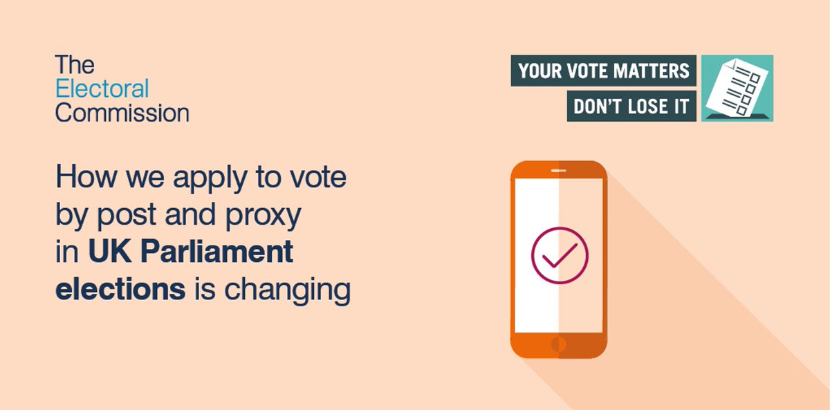 AberdeenCC's tweet photo. Want to vote by post or have someone you trust vote on your behalf, in UK Parliament elections?
You now need to prove your identity when applying.
Find out more: https://t.co/C5DQzcUr1b
#aberdeenelectionoffice https://t.co/aonqJa00u4