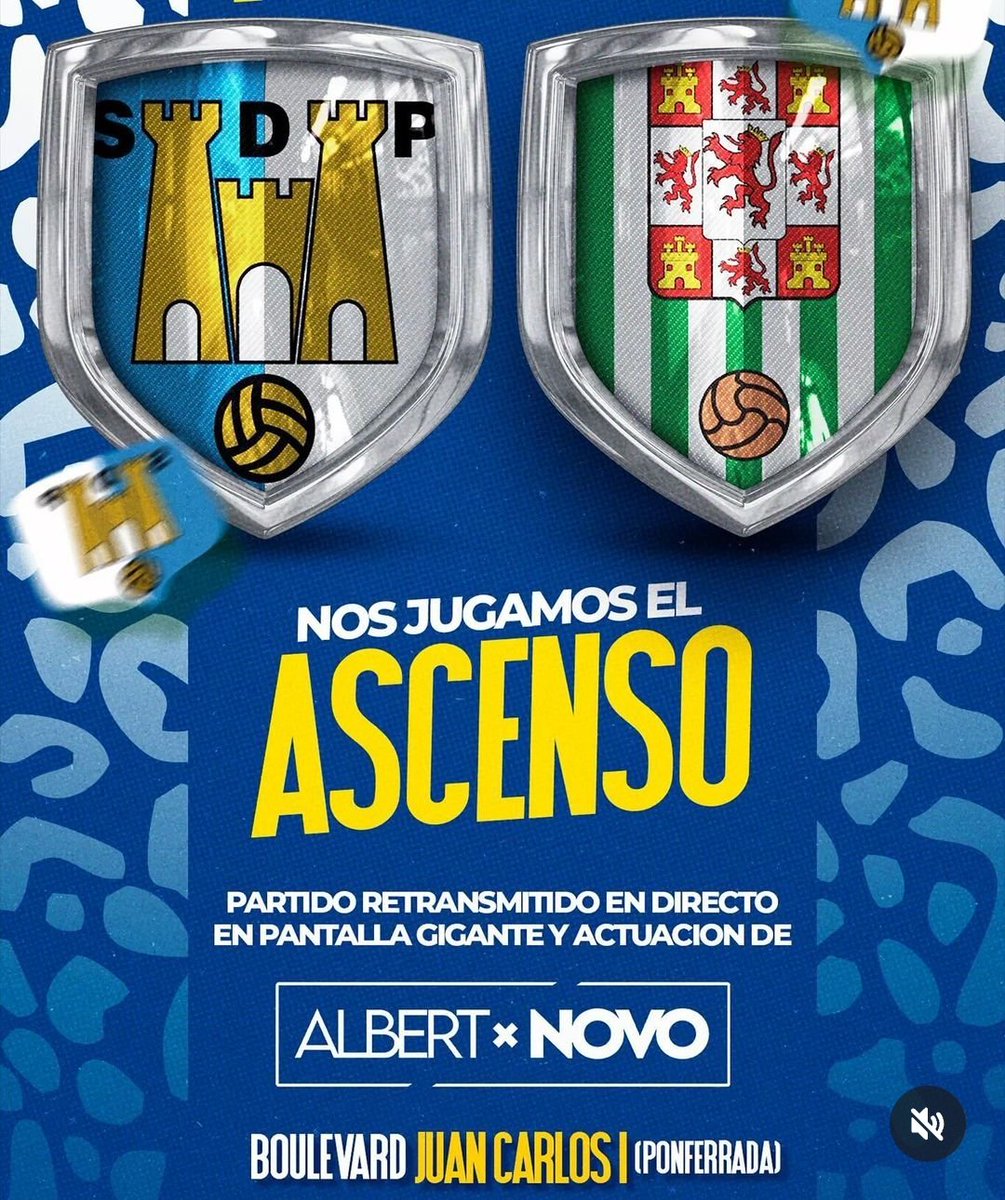 AytoPonferrada's tweet photo. A partir de las 19:00h, todos en el Boulevard de La Rosaleda para apoyar a nuestra @SDP_1922.💪🏻
¡Juntos será más fácil! #sísepuede https://t.co/eXgWmLZRzi