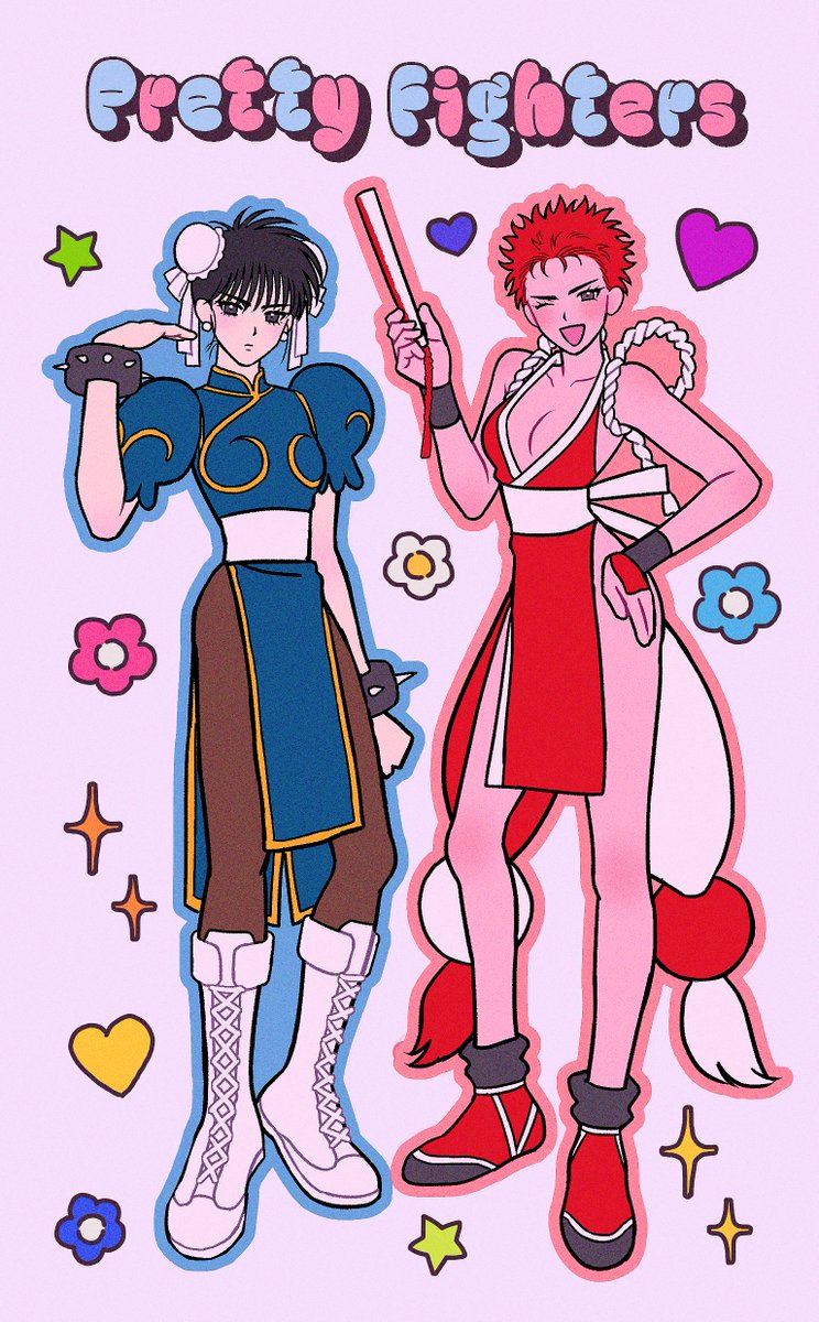 💙❤️Fighter!!!❤️💙　⚠️にょた