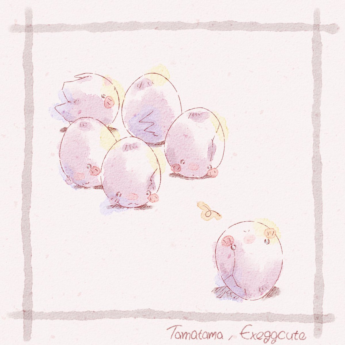 ef74illust's tweet photo. たまたまたまごの日
#タマタマ #ポケモン #Exeggcute #Pokemon https://t.co/DmxU5TbLMO