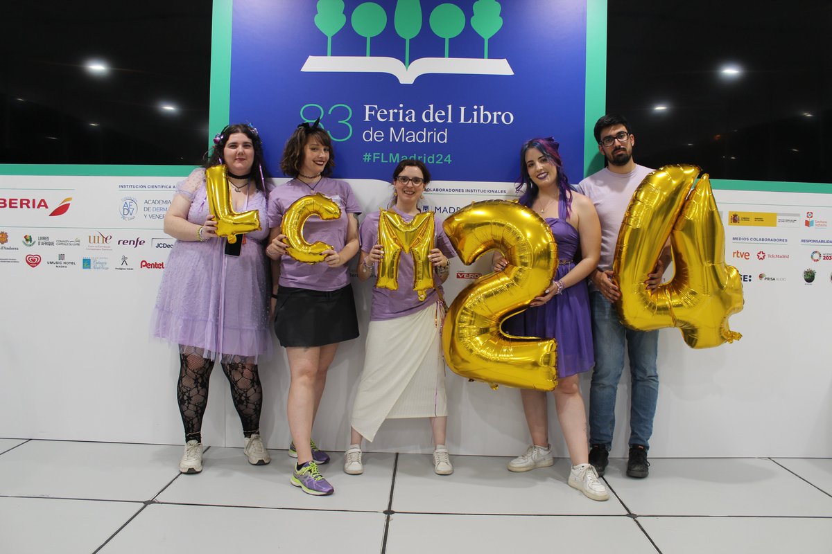 LitConMadrid's tweet photo. 💜 Lit Con Madrid 2024 llega a su fin 💜 Muchas gracias a todes por acompañarnos un año más, vosotres sois la razón por la que hacemos esto.
De parte de todo el equipo, un enorme GRACIAS.
#FLM24 #LCM24 #PabellónEuropa https://t.co/M2LfBmeWH0