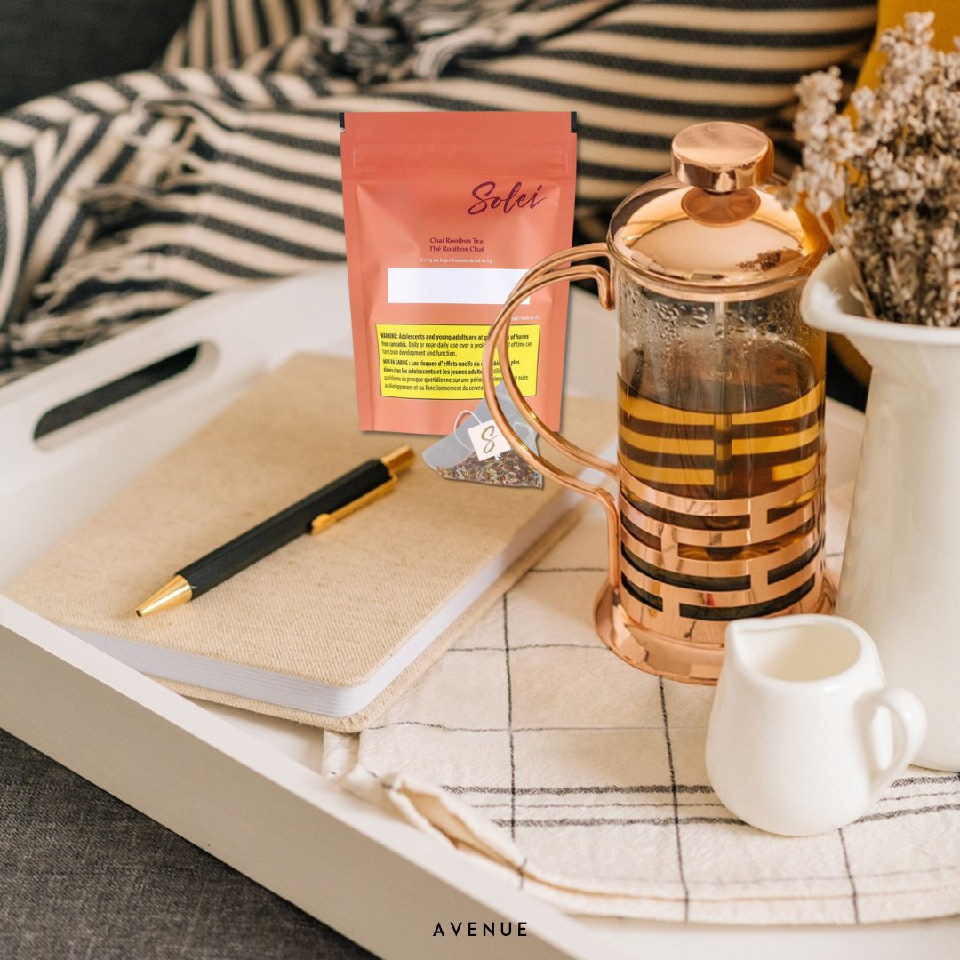 Today = Self-Care-Sunday⁠
⁠
Why not try <a href="/soleicanada/">Solei Canada</a> Chai Rooibos Tea? This is just one of many options available in-store to add to your 'me time' routine.
⁠
How do you Self-Care-Sunday?

📸: Solei Canada