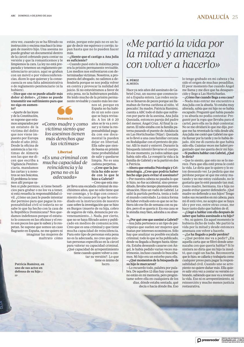 Gracias <a href="/Raquel_PerezRod/">RaquelPérezRodríguez</a> <a href="/abc_es/">ABC.es</a> <a href="/abcdesevilla/">ABC de Sevilla</a> por ayudarnos a explicar por qué nos parte nuevamente la vida y las consecuencias de lucrarse con ello. 🌻💙🐟

abc.es/espana/andaluc…