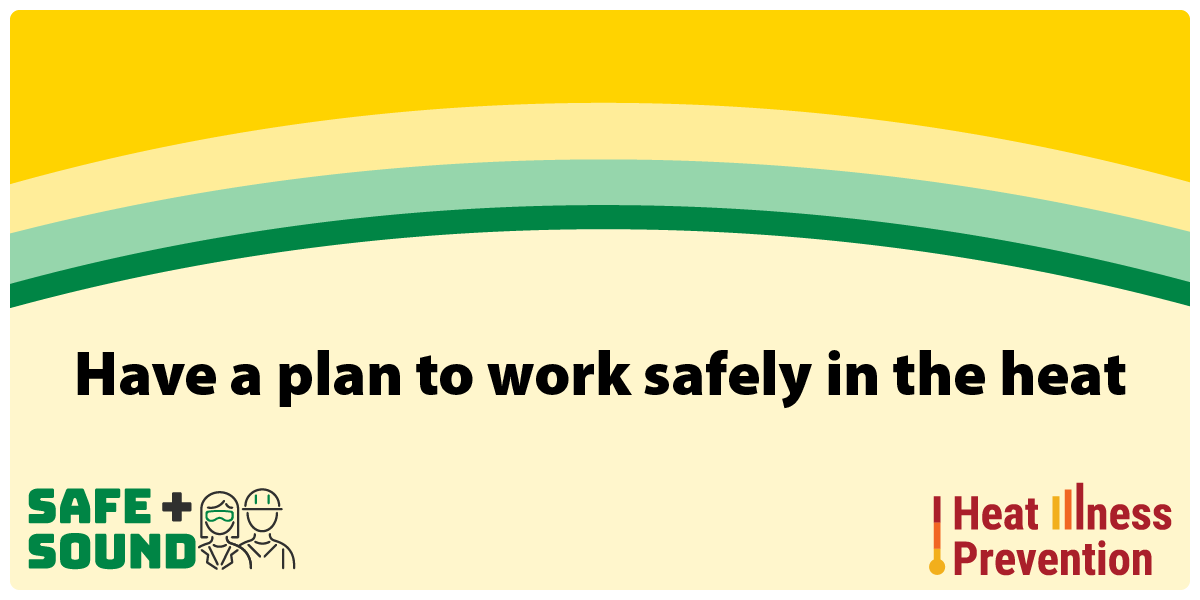OSHA_DOL's tweet photo. ☀️ 🌡️ Staying safe at work, especially in hot conditions, is crucial. Use our checklists to help assess heat-related risks, readiness and challenges, making workplaces safer for all: https://t.co/9AJMeUKGOp 

#SafeAndSoundAtWork #HeatSafety https://t.co/AHdwGsnO3W
