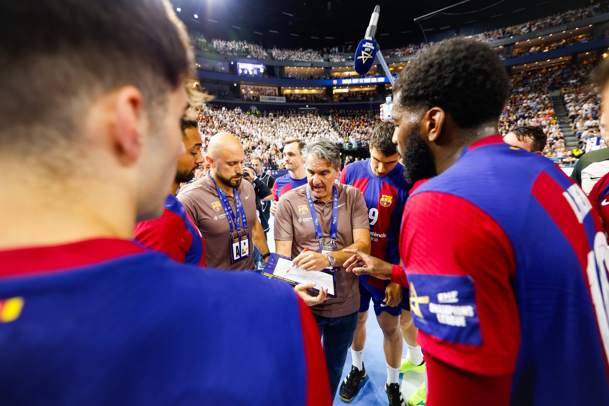 .<a href="/fcbhandbol/">Barça Handbol</a> coach Carlos Ortega has the chance to be the first to win eight #ehfcl titles, with six won as a player and one as coach
#ehffinal4 #clm