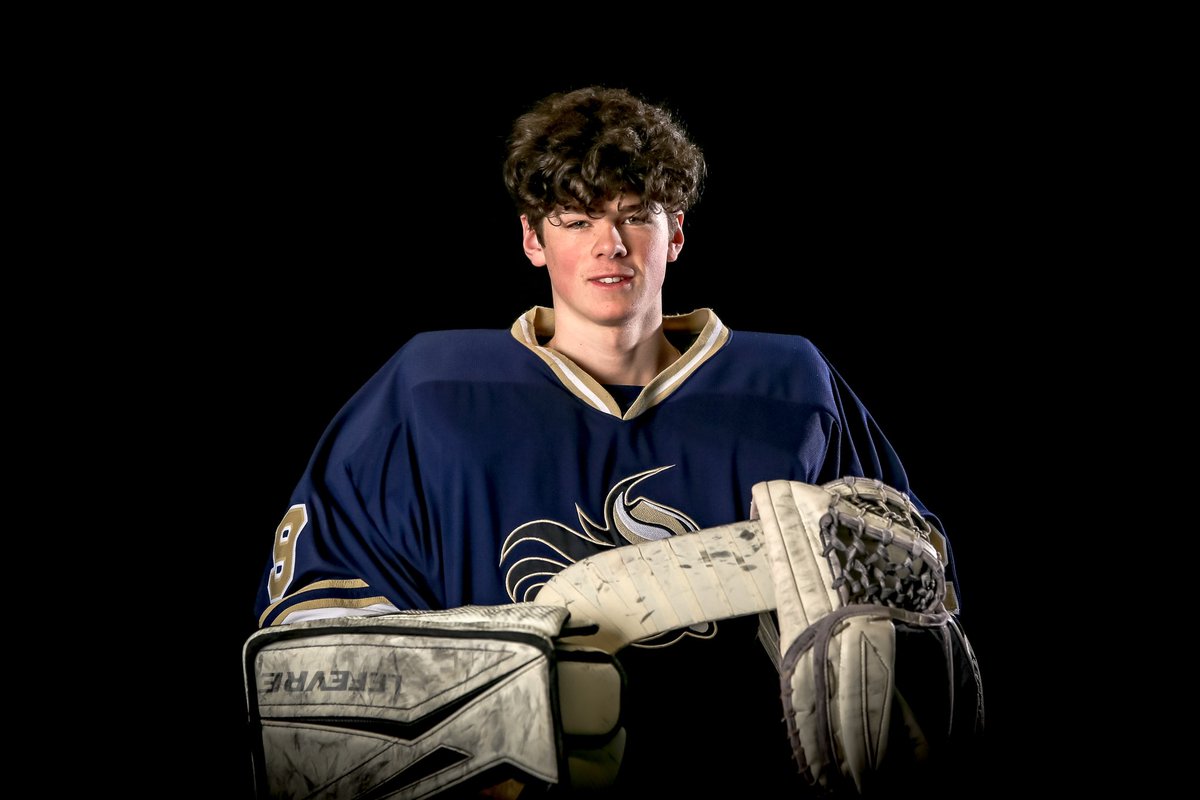 Kade Kingsley is another Graduate Goalie. This year was his first of Gonzaga Hockey. He stood on his head most games. Great work ethic, Great attitude!  Kade was in net for our final game of the League championship this year!  Congratulations on your Graduation! <a href="/GonzagaVikings/">Gonzaga High School</a>