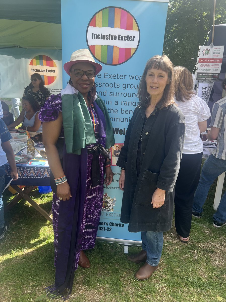 ChinnahEdith's tweet image. Having a great time @ #Exerer Respect Festival in Devon #Making a difference in our Exeter community with our director  kate