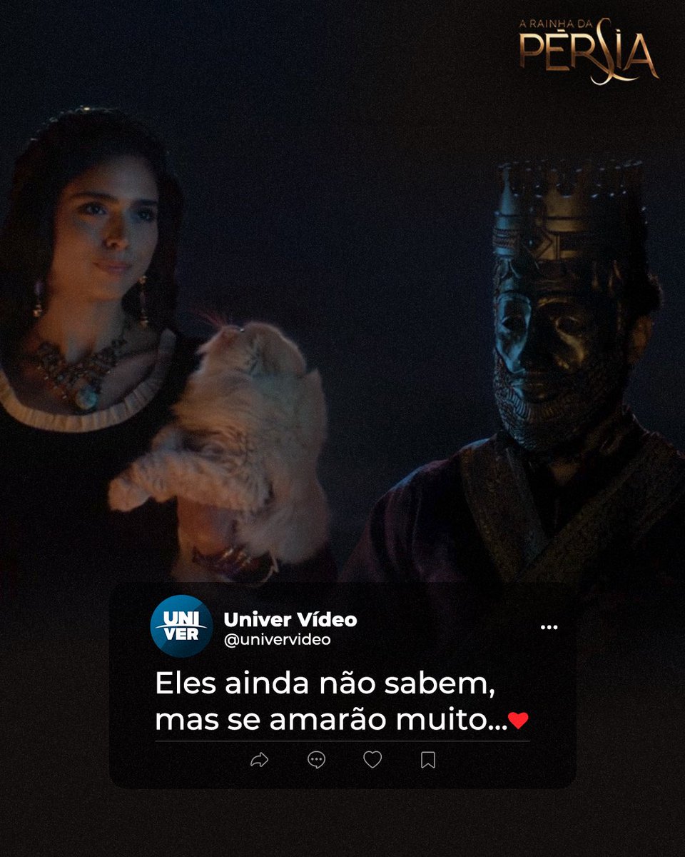 univervideo's tweet photo. Por aqui já estamos prontos para ver #Xester juntinhos 🥰
E vai dizer que essa cena já não deixou com gostinho do que vem por aí? Temos certeza que Ester tem muito a ensinar não apenas para nós, mas para Xerxes também… https://t.co/HPmvsHY1CG