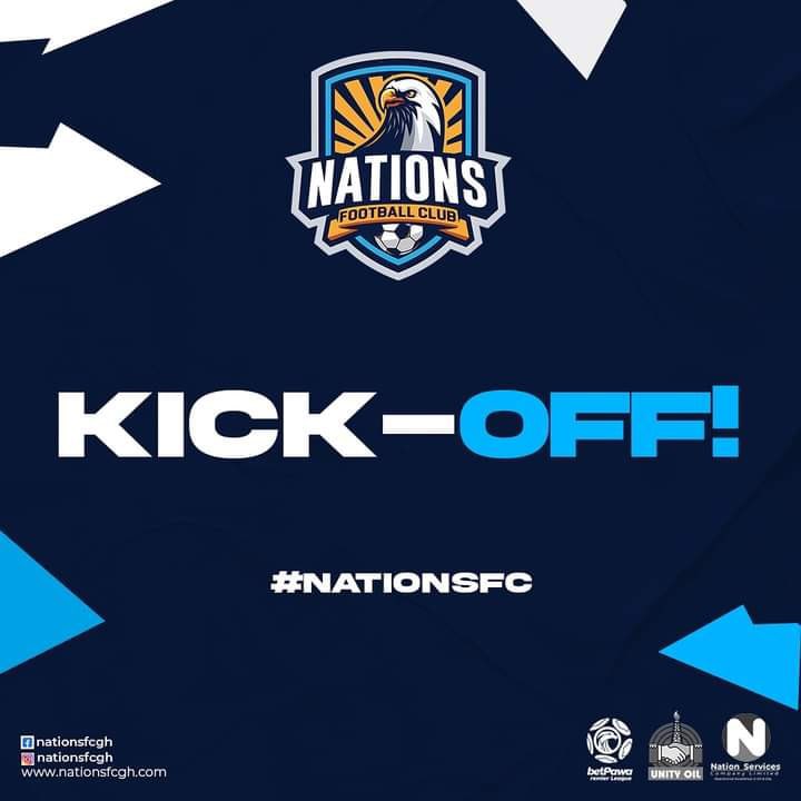 nationsfcgh's tweet photo. 1’ KICK-OFF

 #NFC 🔵- #BUTD🟢 [ 0️⃣ - 0️⃣]

#WIFW 🔵 🟠 ⚪️ 🦅 https://t.co/TYEPkTmXfJ