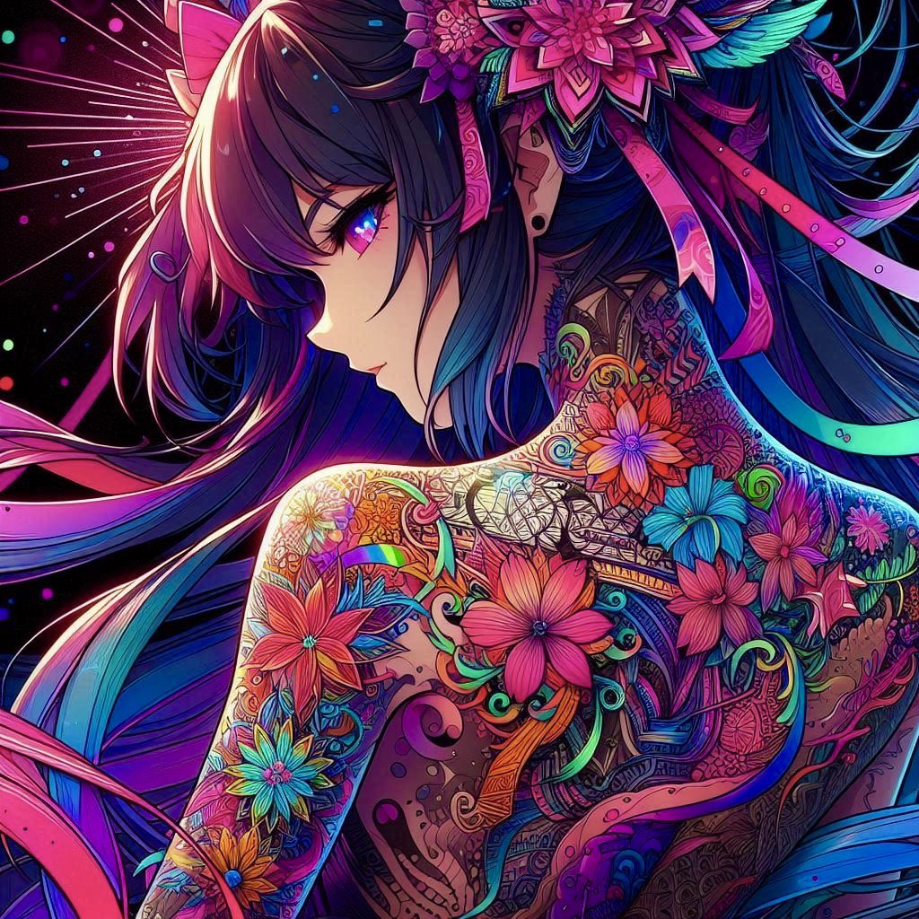 AirplaneS31's tweet photo. QT / Colorful tattoo ✨
@AirplaneS31
#insanelydetailed #highquality #ultradetailed #bestquality #incrediblyabsurdres #senseofdepth #superfineillustration #8kwallpaper #photobackground #ultrahighdefinition #ultrahighquality #ultrahighcolorsaturation #semiphotorealistic #detailedtattooart #animestylegirl #neoncoloredtattoo #colorful #vivid #beautifulanimetattoos #zentangle #ArtVolynsky