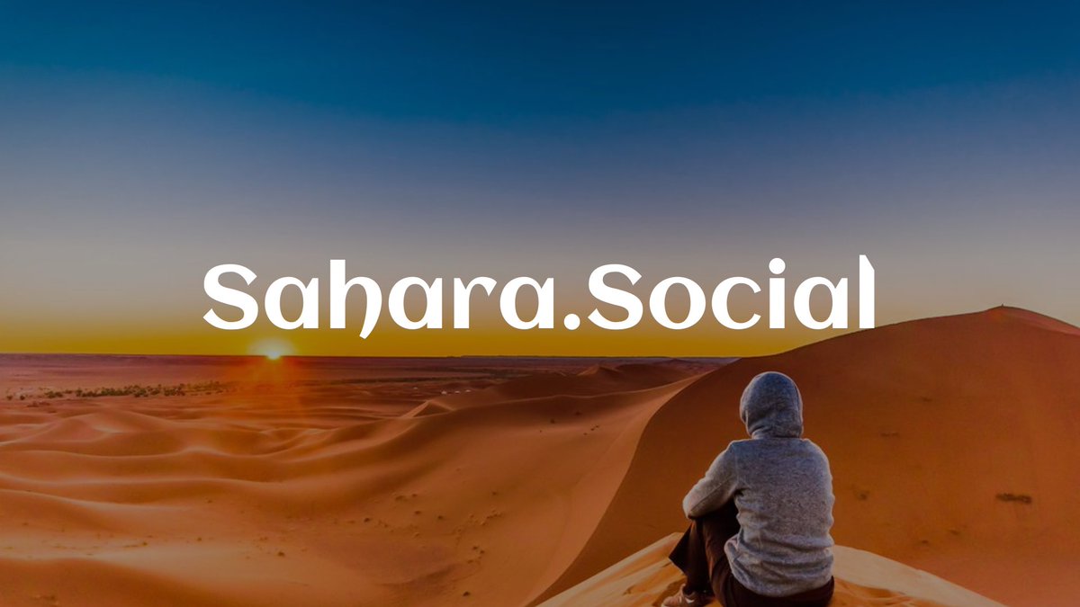 Anyone else regularly looking for the tipping button on X ? 😂

We have one on Sahara.Social 🎉

Refer your friends and favorite influencers to earn points for our frame shop and stand out from the rest! 🏜️

The Sahara awaits your arrival 🤝

sahara.social