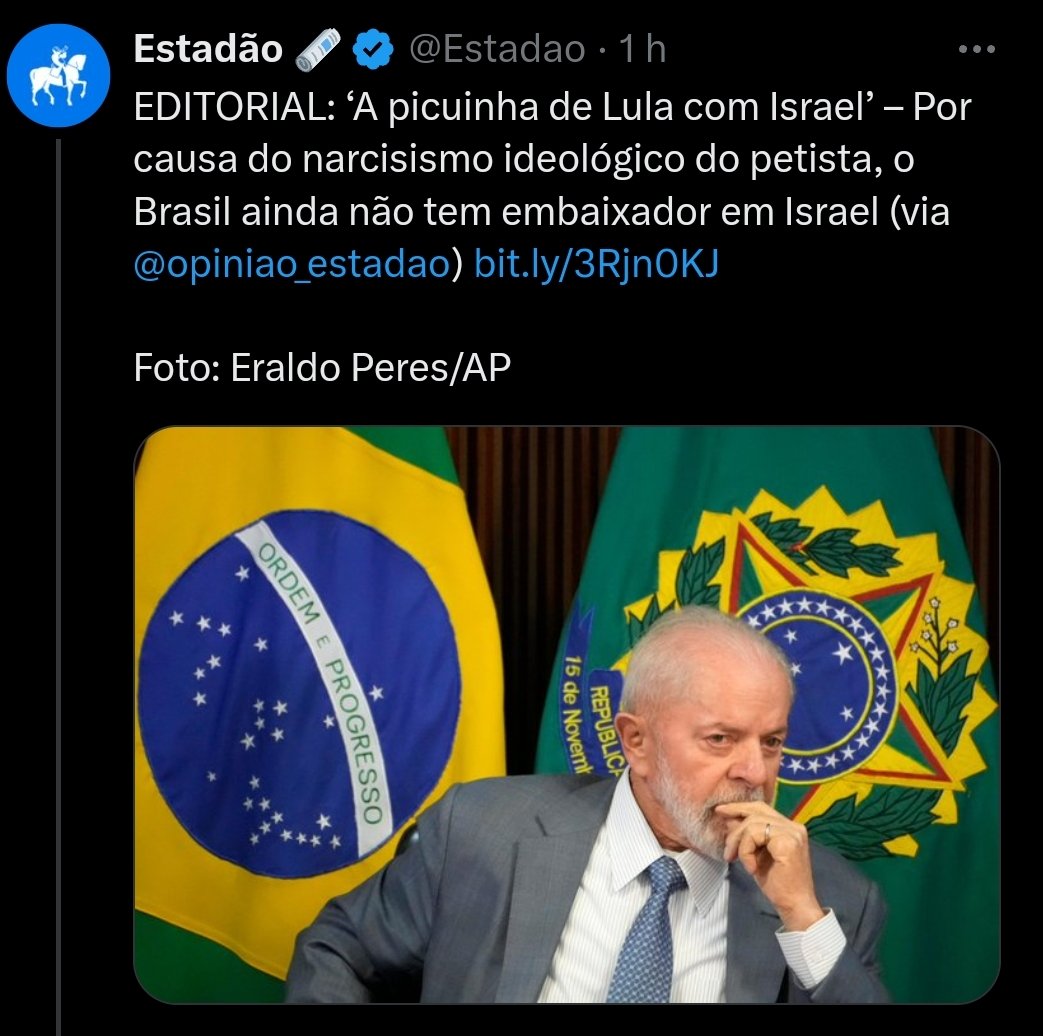 finc0's tweet image. ‼️CRIA VERGONHA, @ESTADAO‼️
Israel pertence à LISTA DA VERGONHA DAS NAÇÕES UNIDAS, faz parte dos países e regimes sanguinários que violam os direitos das crianças. 15.500 crianças palestinas mortas, 35.000 mutiladas e 30.000 órfãs, não é picuinha! é  genocídio! LULA TEM RAZÃO. 🇧🇷