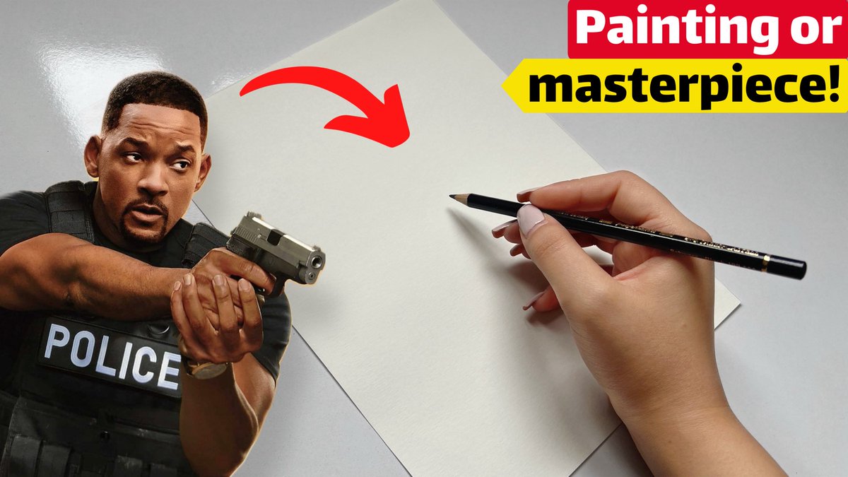 I painted #WillSmith professionally and realistically😍
With color pencils 
#Badboys 
 
•If you like art or are an artist yourself, don't miss this video👌🏼🔥

To watch 🎥➡️youtu.be/P5sVpI6LWxY?si…

#BadBoys4 #BadBoys #Drawing #YouTube︎︎ #Art #BadBoystrailer