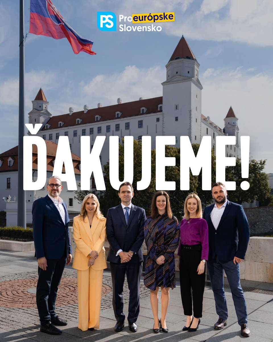 Ludovit Odor (@ludoodor) on Twitter photo Ďakujem všetkým, ktorí včera prišli voliť. A špeciálne ďakujem tým, ktorí prišli zvoliť Progresívne Slovensko. Neoficiálne výsledky hovoria, že sa nám podarilo uspieť. Spoločne sme dokázali získať silný mandát pre proeurópske Slovensko. Vážime si vašu dôveru, naložíme s ňou Ďakujem všetkým, ktorí včera prišli voliť. A špeciálne ďakujem tým, ktorí prišli zvoliť Progresívne Slovensko. Neoficiálne výsledky hovoria, že sa nám podarilo uspieť. Spoločne sme dokázali získať silný mandát pre proeurópske Slovensko. Vážime si vašu dôveru, naložíme s ňou