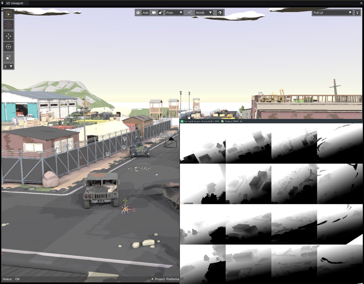 otsoftware's tweet photo. Shadow maps for each cascade accumulated in to a shadow atlas. This approach allows multiple directional, point and spot lights to use a single texture array.

#indiegame #gamedev #IndieGameGoGo #gaming #IndieGameDev #avertindie #programmer #gamedevelopment https://t.co/laROAISVb0