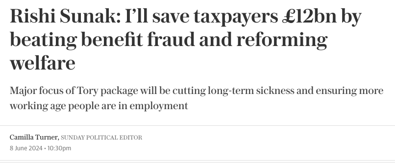 I'm not sure how much more benefit fraud can be beaten when last year's figures show there was almost 0 disability benefit fraud