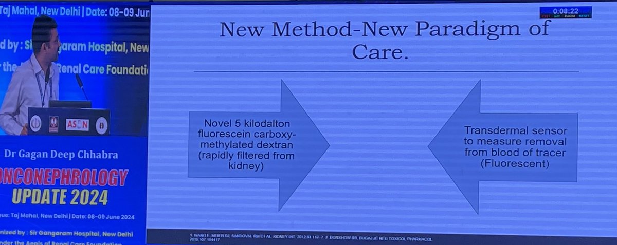 Advances in eGFR measuremnt in RCC ⁦<a href="/onconephrology/">Indian Society of Onconephrology</a>⁩ #onconephind24