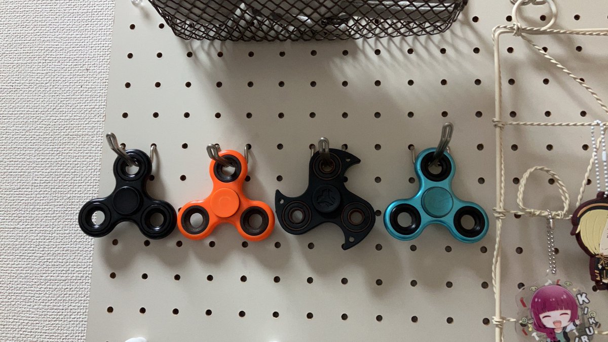 ハンドスピナー飾るのうますぎた