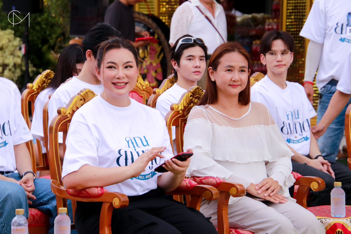 CM2Connect's tweet photo. บรรยากาศช่วงทำพิธีบวงสรวง "คุณยมทูต The Hell Guard"
#คุณยมทูต #TheHellGuard
#คุณยมทูตxบวงสรวง
#chaaim_alongkorn
#chaaimca
#วายุชะเอม
#gunnapatn https://t.co/nlL4LsYE1A
