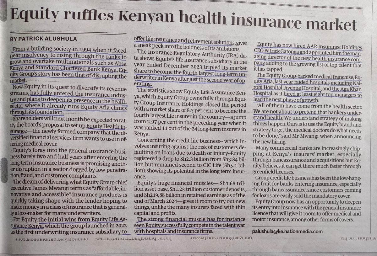 AnganaKeith's tweet photo. Wow.
Equity just joined the Health Insurance sector (and hired AAR's Insurance Holdings CEO while at that). https://t.co/IyuSbE4uUE