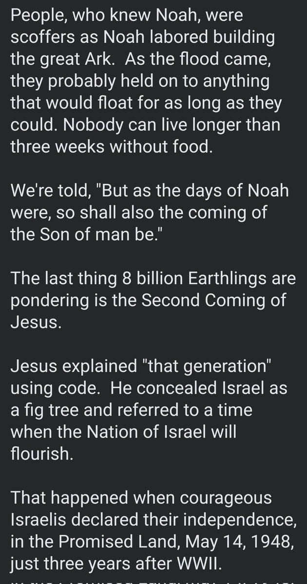 TheMightyWord's tweet photo. I have news for YOU...

🔺️Just when you least expect it, JESUS WILL RETURN FOR HIS PEOPLE🔺️

@GeneMcVay
@elonmusk
@robertjeffress 
@Franklin_Graham 
@netanyahu 
@IDF 
@IAFsite https://t.co/JhUQBnFLiy