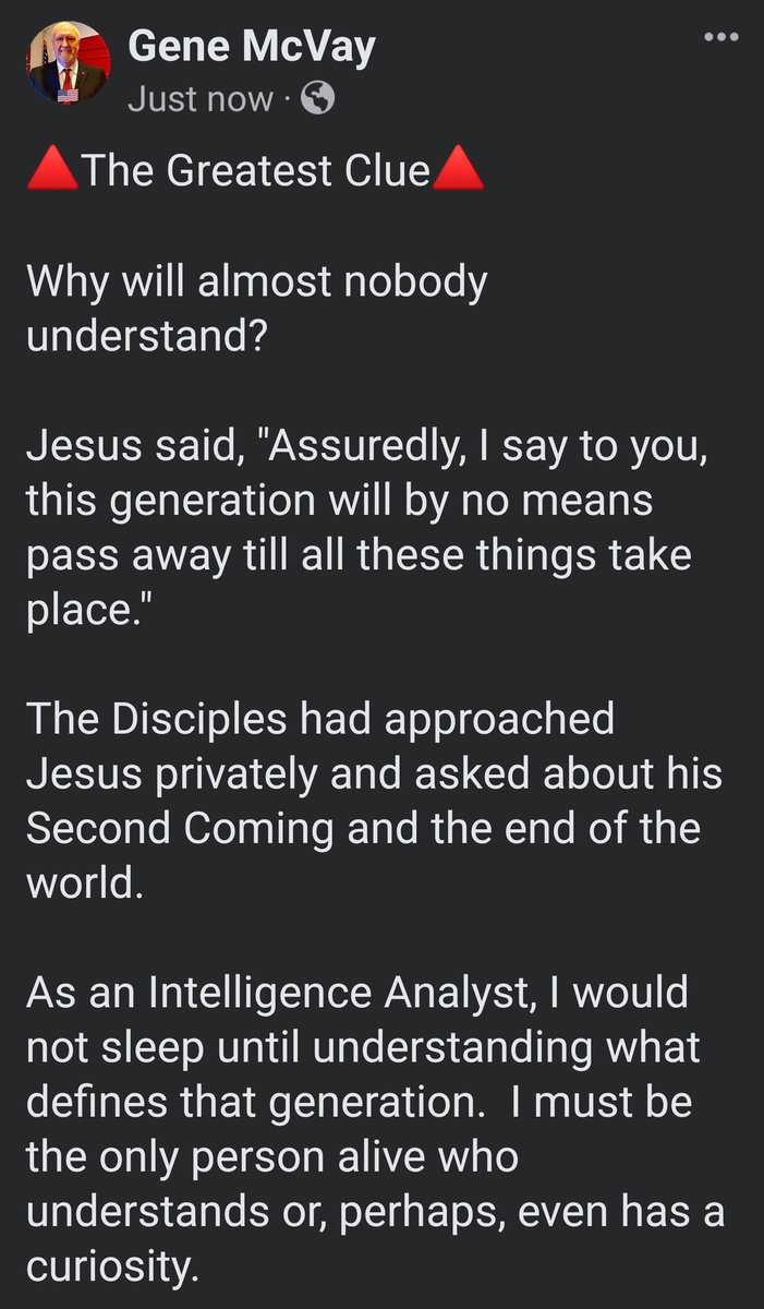 TheMightyWord's tweet photo. I have news for YOU...

🔺️Just when you least expect it, JESUS WILL RETURN FOR HIS PEOPLE🔺️

@GeneMcVay
@elonmusk
@robertjeffress 
@Franklin_Graham 
@netanyahu 
@IDF 
@IAFsite https://t.co/JhUQBnFLiy