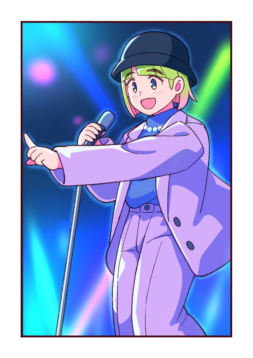 #ロックの日 なのでNORI'S MORNINGよりVINTAGE SUIT NORIちゃんのマンガです🎤 