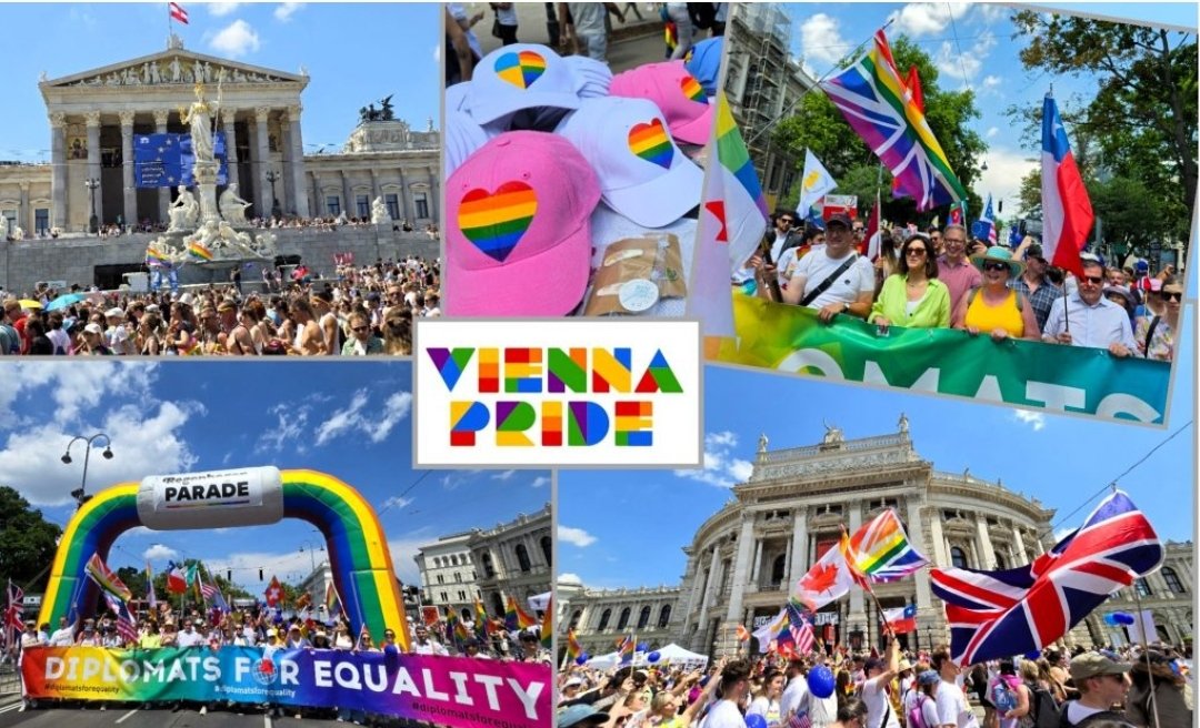 Diplomacy and Commerce Austria (@thedcaustria) on Twitter photo 28th Vienna Pride with 300,000 visitors supported by diplomats for equal rights (D&ENG)
🔗➡️ diplomacyandcommerce.at/28-wiener-rege…
<a href="/ViennaPride/">Vienna Pride</a> @CHBotschaftWien <a href="/usembvienna/">U.S. Embassy Vienna</a> <a href="/UKinAustria/">UK in Austria</a> <a href="/CanAmbAustria/">Canada in Austria</a> <a href="/AlainMatton/">Alain Georges MATTON 🇪🇺</a> <a href="/DA_vienna/">Diplomatische Akademie Wien</a> <a href="/MaltaEmbVienna/">Malta in Austria 🇲🇹 🇦🇹</a> <a href="/FinEmbVienna/">FinnishEmbassyVienna</a> <a href="/SwedeninAT/">Ambassador Annika Ben David</a> <a href="/MFA_Austria/">MFA Austria</a> 28th Vienna Pride with 300,000 visitors supported by diplomats for equal rights (D&ENG)
🔗➡️ diplomacyandcommerce.at/28-wiener-rege…
<a href="/ViennaPride/">Vienna Pride</a> @CHBotschaftWien <a href="/usembvienna/">U.S. Embassy Vienna</a> <a href="/UKinAustria/">UK in Austria</a> <a href="/CanAmbAustria/">Canada in Austria</a> <a href="/AlainMatton/">Alain Georges MATTON 🇪🇺</a> <a href="/DA_vienna/">Diplomatische Akademie Wien</a> <a href="/MaltaEmbVienna/">Malta in Austria 🇲🇹 🇦🇹</a> <a href="/FinEmbVienna/">FinnishEmbassyVienna</a> <a href="/SwedeninAT/">Ambassador Annika Ben David</a> <a href="/MFA_Austria/">MFA Austria</a>