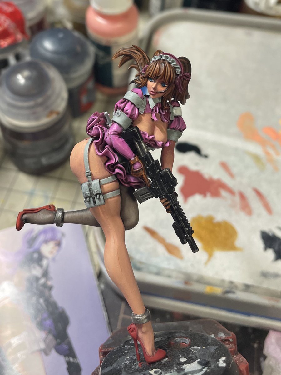 WIP③

CHARLOTTE DE BOURBON 75MM
from <a href="/LDivision209/">LimboDivision209</a> ！

メイド服、タイツ、肌を少し進めました🥺

#limbodivision209