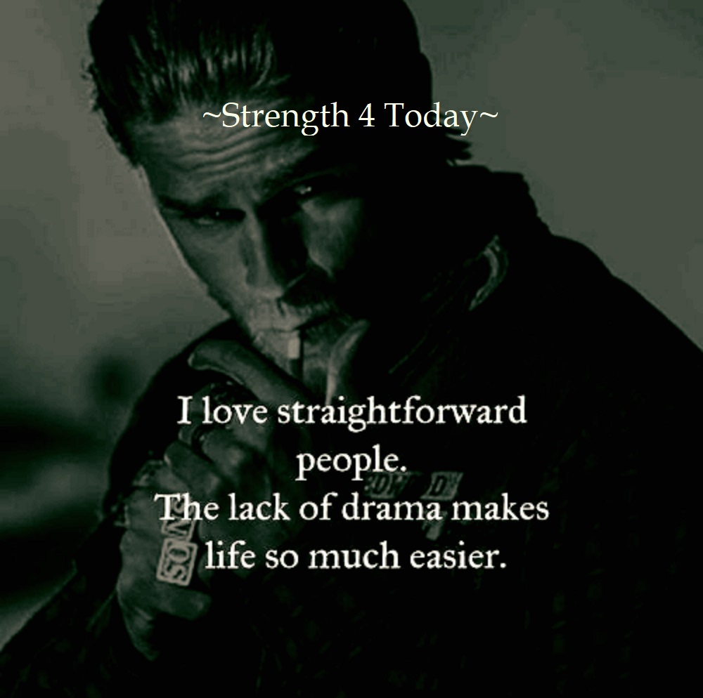 Strengthfor2day's tweet photo. I Love Straight Forward People.
The Lack of Drama
Makes Life So Much Easier.
#NoBullshit #Truth #StraightForward #NoCutCorners #Right2ThePoint #LackDrama #Simple #Life #Honesty #RecoveryPosse #Strengthfor2day https://t.co/ftfceD6d2N