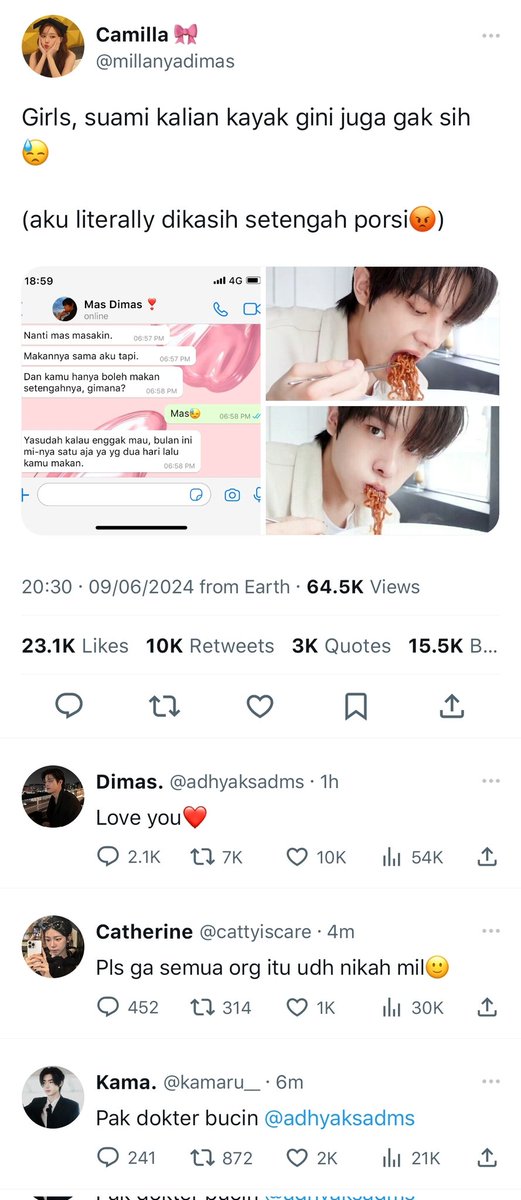 zirisuk's tweet image. baginilah kalau punya suami dokter 😐

——
#wolfppies #wintke one tweet au.