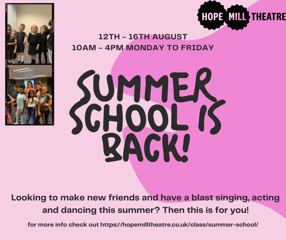 HMTOutreach's tweet photo. Join us at our Summer School from 12th to 16th August for a week of magic! Sing, act, and dance with passionate instructors and theatre lovers. End the week with a dazzling showcase performance. Limited spots available - secure your place today! https://t.co/wd8XCk603Y 🎭🌟 https://t.co/oONy7OiiDe